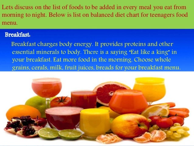 teen balenced diets Teen balenced diets